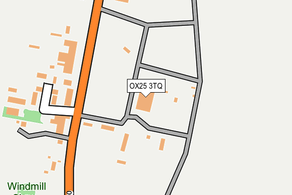 OX25 3TQ map - OS OpenMap – Local (Ordnance Survey)