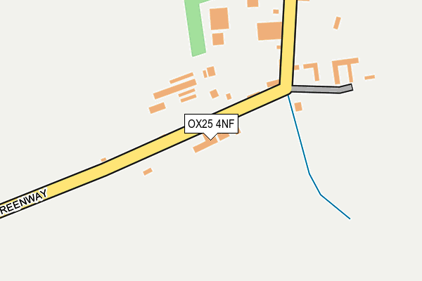 OX25 4NF map - OS OpenMap – Local (Ordnance Survey)