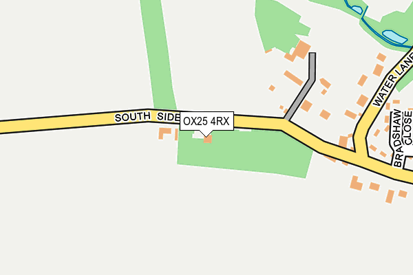 OX25 4RX map - OS OpenMap – Local (Ordnance Survey)