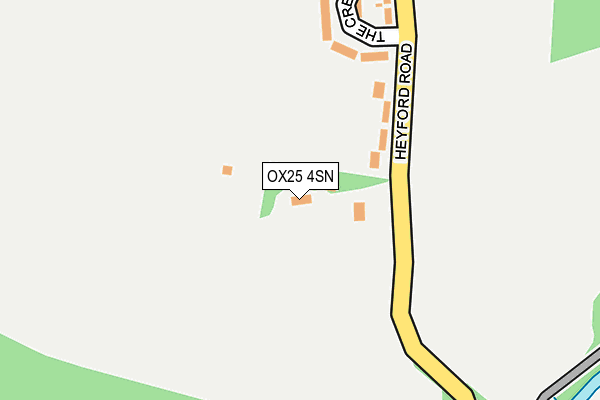 OX25 4SN map - OS OpenMap – Local (Ordnance Survey)