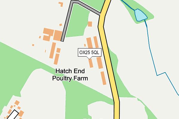 OX25 5QL map - OS OpenMap – Local (Ordnance Survey)