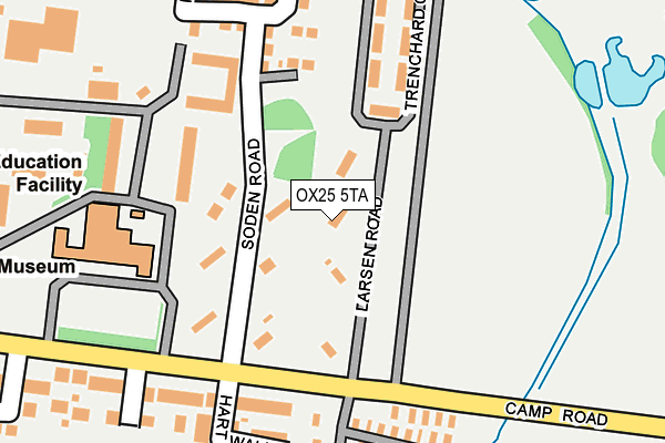 OX25 5TA map - OS OpenMap – Local (Ordnance Survey)