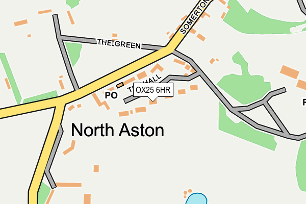 OX25 6HR map - OS OpenMap – Local (Ordnance Survey)