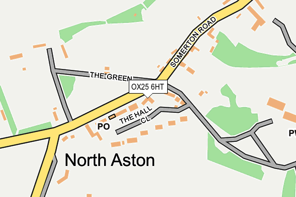 OX25 6HT map - OS OpenMap – Local (Ordnance Survey)