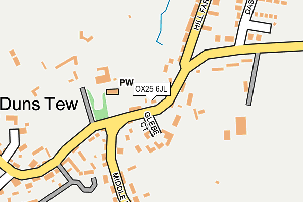 OX25 6JL map - OS OpenMap – Local (Ordnance Survey)