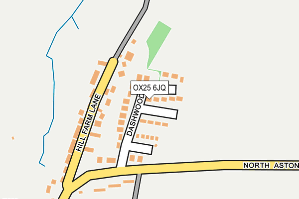 OX25 6JQ map - OS OpenMap – Local (Ordnance Survey)