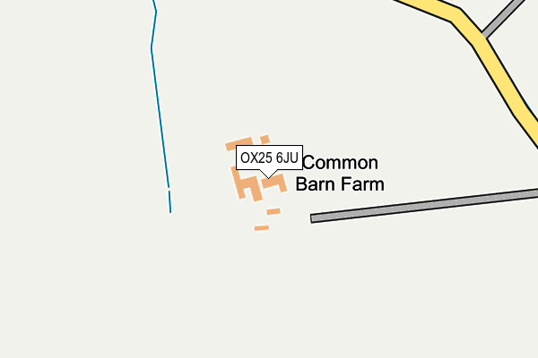 OX25 6JU map - OS OpenMap – Local (Ordnance Survey)