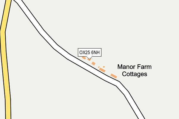 OX25 6NH map - OS OpenMap – Local (Ordnance Survey)