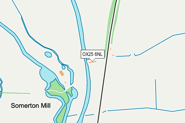 OX25 6NL map - OS OpenMap – Local (Ordnance Survey)