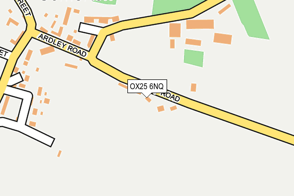 OX25 6NQ map - OS OpenMap – Local (Ordnance Survey)