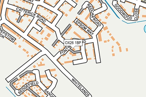 OX26 1BP map - OS OpenMap – Local (Ordnance Survey)