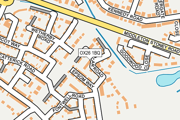OX26 1BQ map - OS OpenMap – Local (Ordnance Survey)