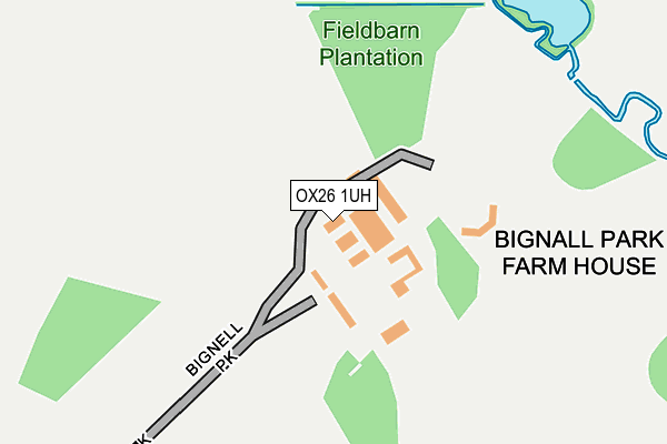 OX26 1UH map - OS OpenMap – Local (Ordnance Survey)