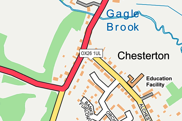 OX26 1UL map - OS OpenMap – Local (Ordnance Survey)