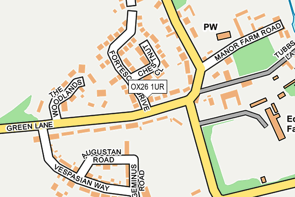 OX26 1UR map - OS OpenMap – Local (Ordnance Survey)