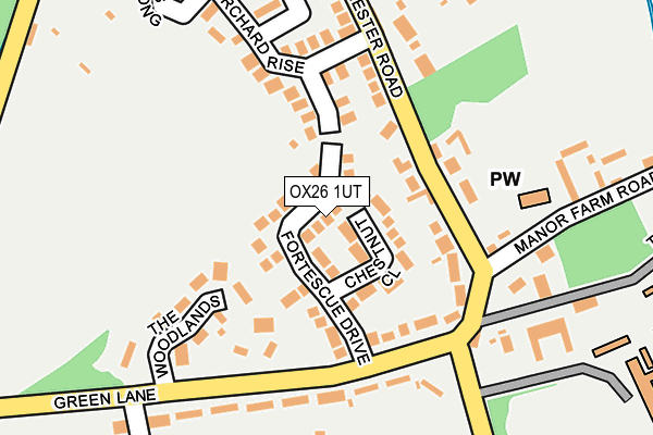 OX26 1UT map - OS OpenMap – Local (Ordnance Survey)
