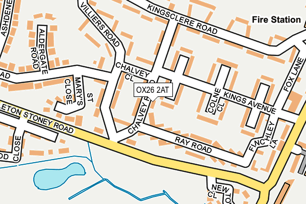 OX26 2AT map - OS OpenMap – Local (Ordnance Survey)