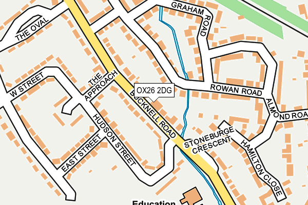 OX26 2DG map - OS OpenMap – Local (Ordnance Survey)