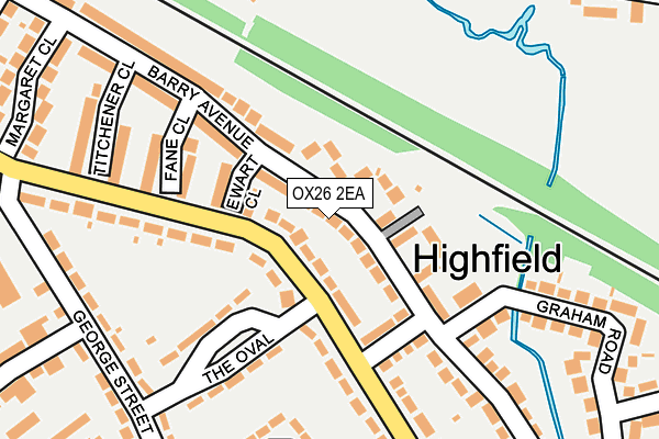 OX26 2EA map - OS OpenMap – Local (Ordnance Survey)