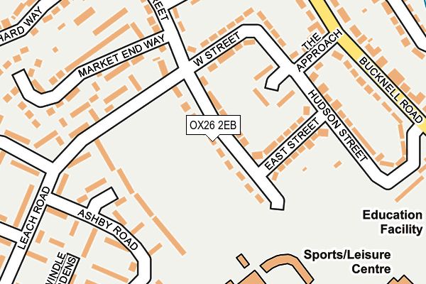OX26 2EB map - OS OpenMap – Local (Ordnance Survey)