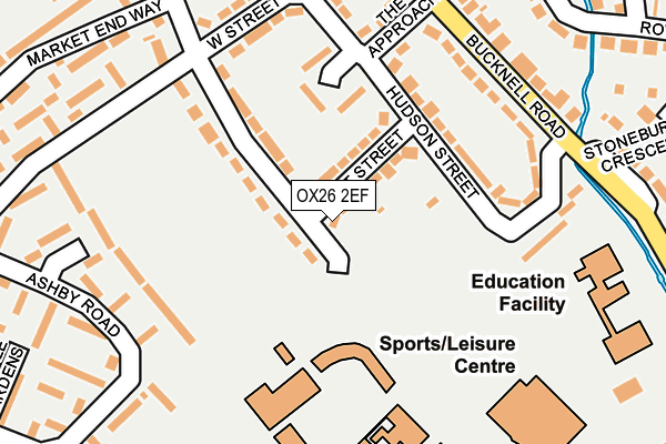 OX26 2EF map - OS OpenMap – Local (Ordnance Survey)