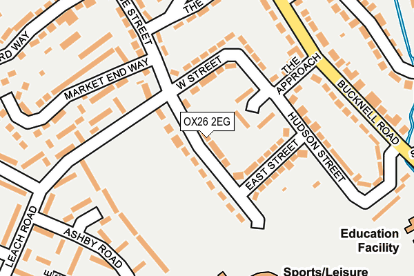 OX26 2EG map - OS OpenMap – Local (Ordnance Survey)