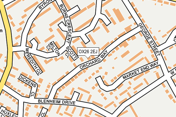 OX26 2EJ map - OS OpenMap – Local (Ordnance Survey)
