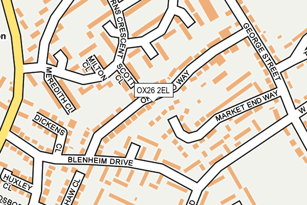 OX26 2EL map - OS OpenMap – Local (Ordnance Survey)