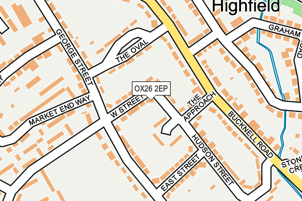 OX26 2EP map - OS OpenMap – Local (Ordnance Survey)