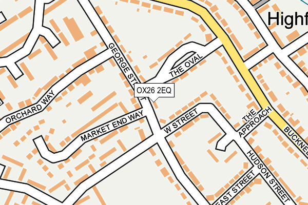 OX26 2EQ map - OS OpenMap – Local (Ordnance Survey)