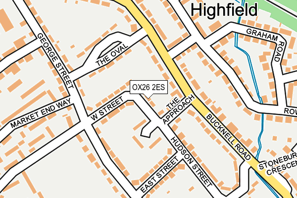 OX26 2ES map - OS OpenMap – Local (Ordnance Survey)