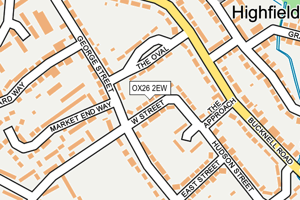 OX26 2EW map - OS OpenMap – Local (Ordnance Survey)