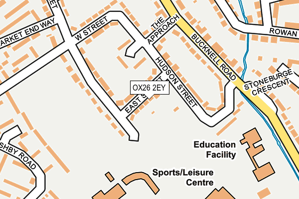 OX26 2EY map - OS OpenMap – Local (Ordnance Survey)