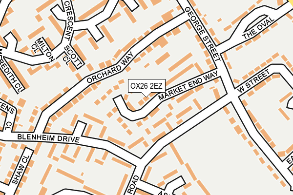 OX26 2EZ map - OS OpenMap – Local (Ordnance Survey)