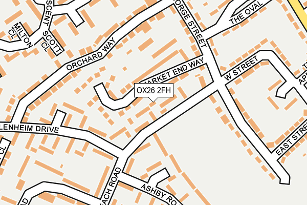 OX26 2FH map - OS OpenMap – Local (Ordnance Survey)