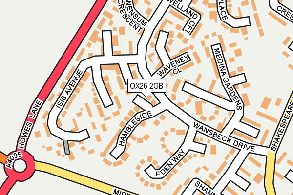 OX26 2GB map - OS OpenMap – Local (Ordnance Survey)