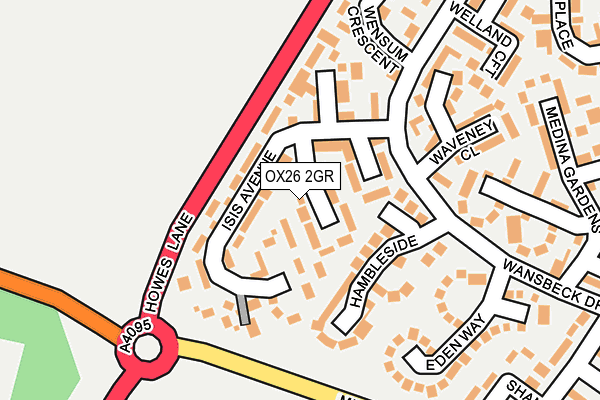 OX26 2GR map - OS OpenMap – Local (Ordnance Survey)