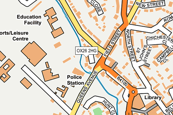 OX26 2HG map - OS OpenMap – Local (Ordnance Survey)