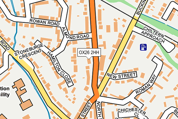 OX26 2HH map - OS OpenMap – Local (Ordnance Survey)