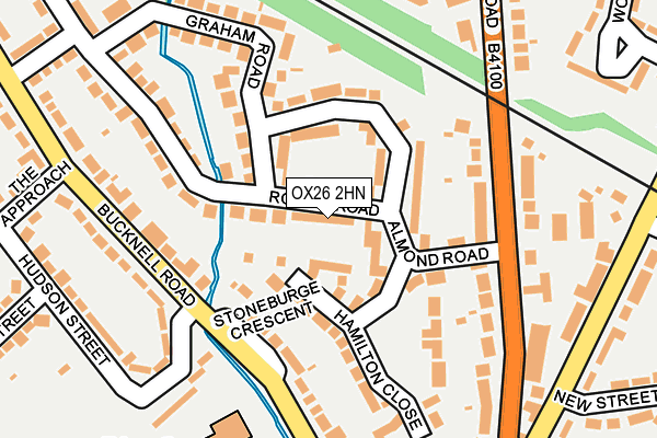 OX26 2HN map - OS OpenMap – Local (Ordnance Survey)