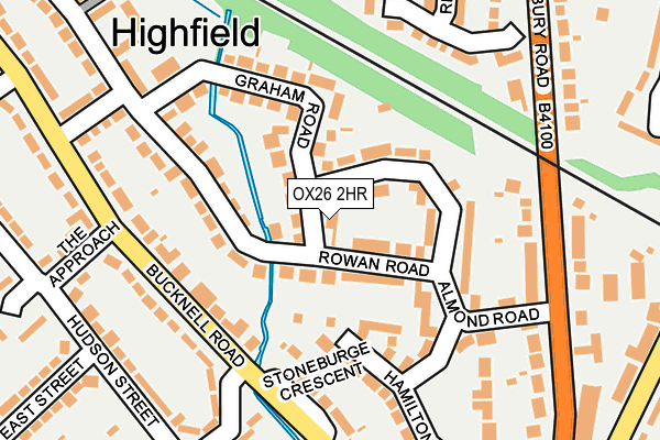 OX26 2HR map - OS OpenMap – Local (Ordnance Survey)