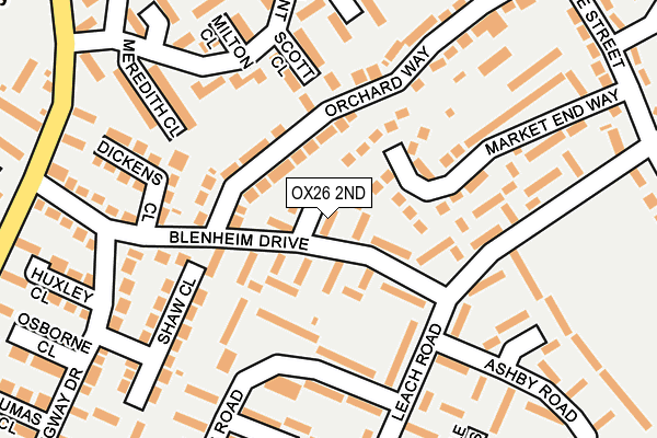 OX26 2ND map - OS OpenMap – Local (Ordnance Survey)