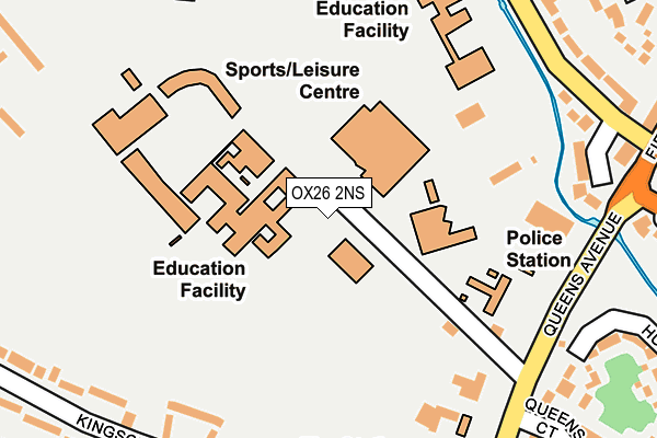 OX26 2NS map - OS OpenMap – Local (Ordnance Survey)