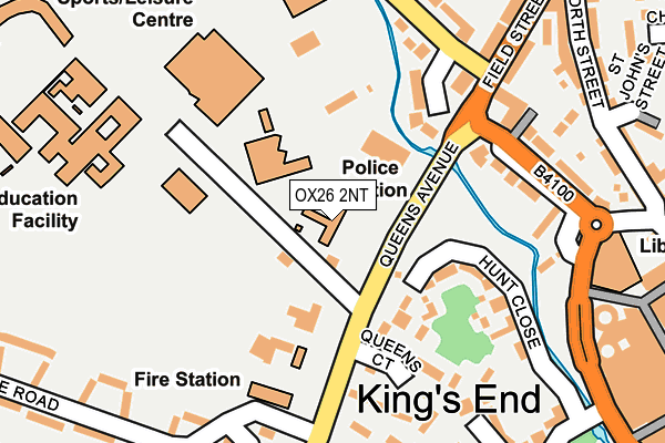 OX26 2NT map - OS OpenMap – Local (Ordnance Survey)