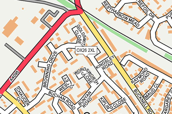 OX26 2XL map - OS OpenMap – Local (Ordnance Survey)