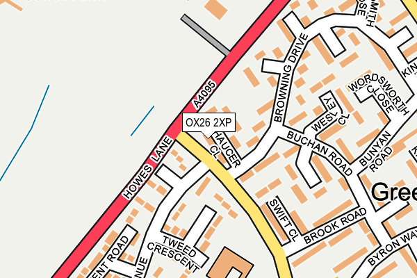 OX26 2XP map - OS OpenMap – Local (Ordnance Survey)