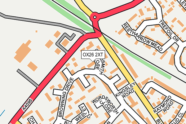 OX26 2XT map - OS OpenMap – Local (Ordnance Survey)
