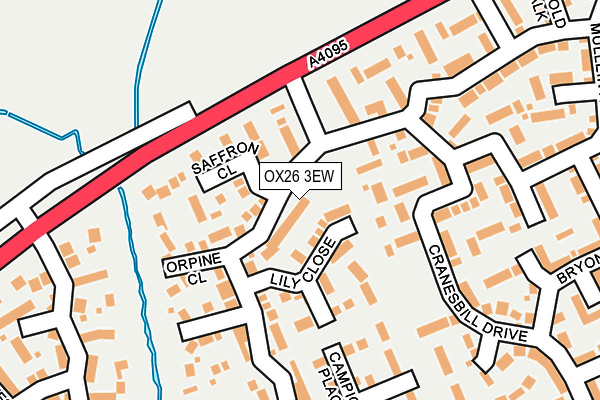 OX26 3EW map - OS OpenMap – Local (Ordnance Survey)