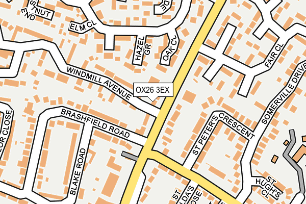 OX26 3EX map - OS OpenMap – Local (Ordnance Survey)