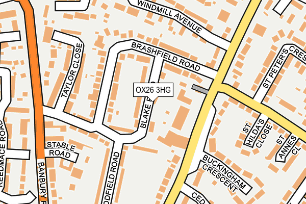 OX26 3HG map - OS OpenMap – Local (Ordnance Survey)